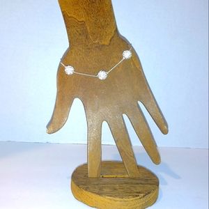 Free With Purchase Claire's Silver Ball Bracelet